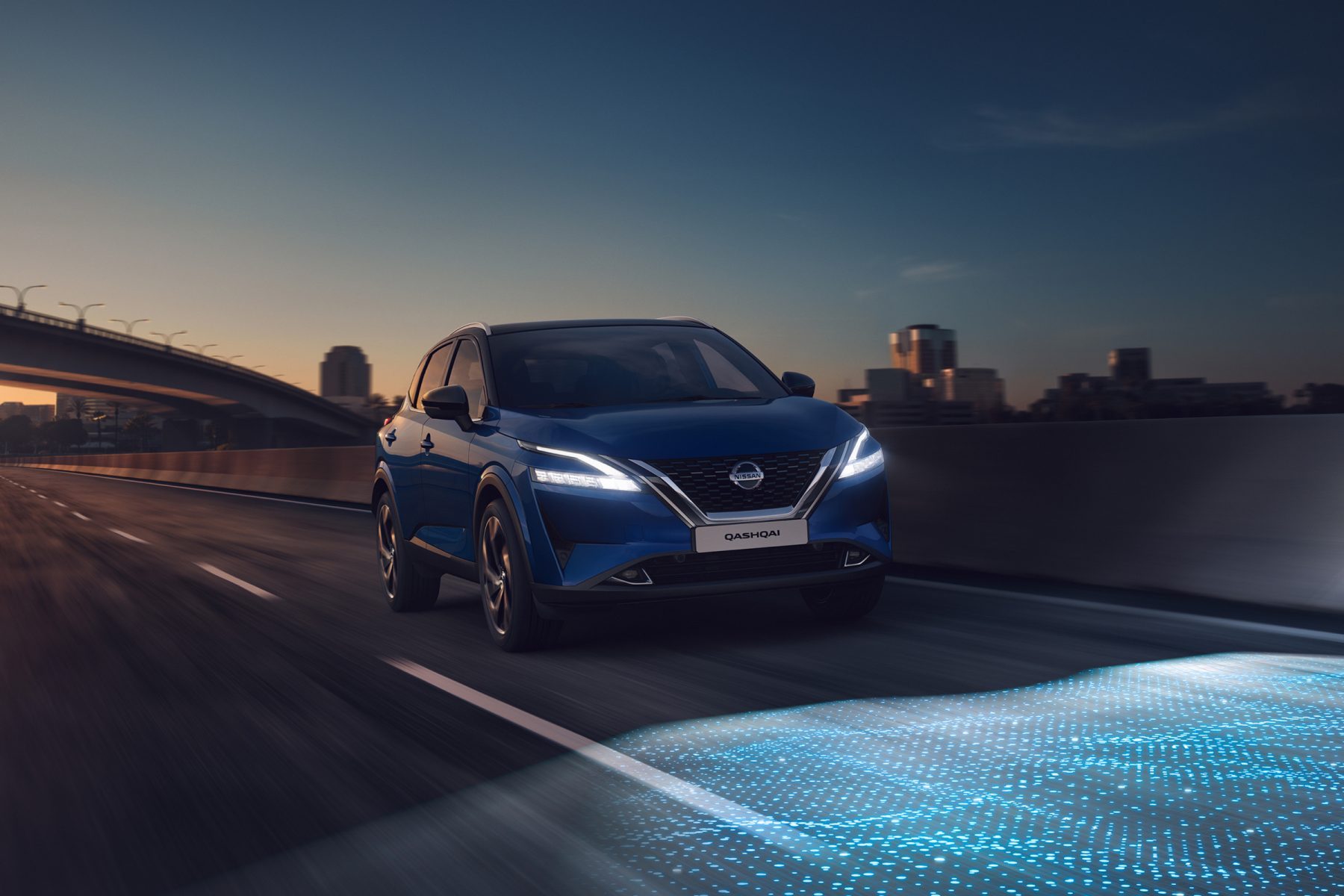 Nissan Qashqai Fernlicht