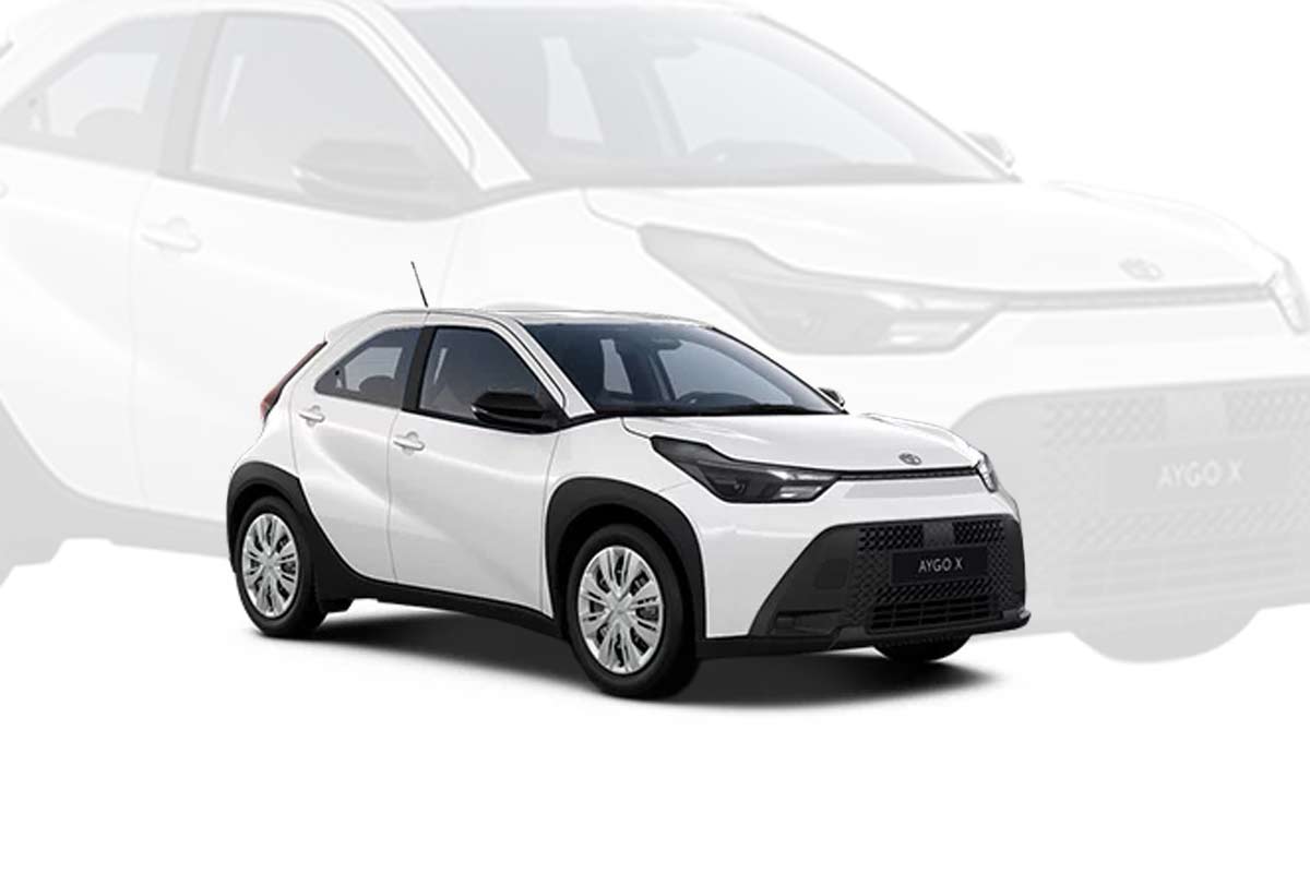 Bild zeigt den Toyota Aygo X