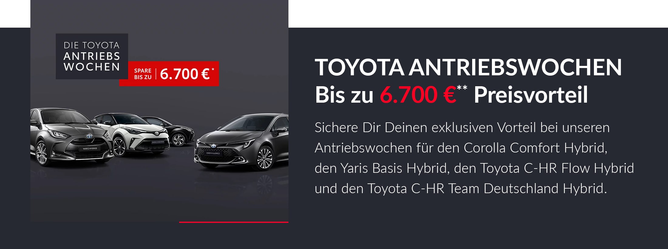 Toyota Antriebswochen bei Autohaus Pötzinger Inh. Martin Pötzinger