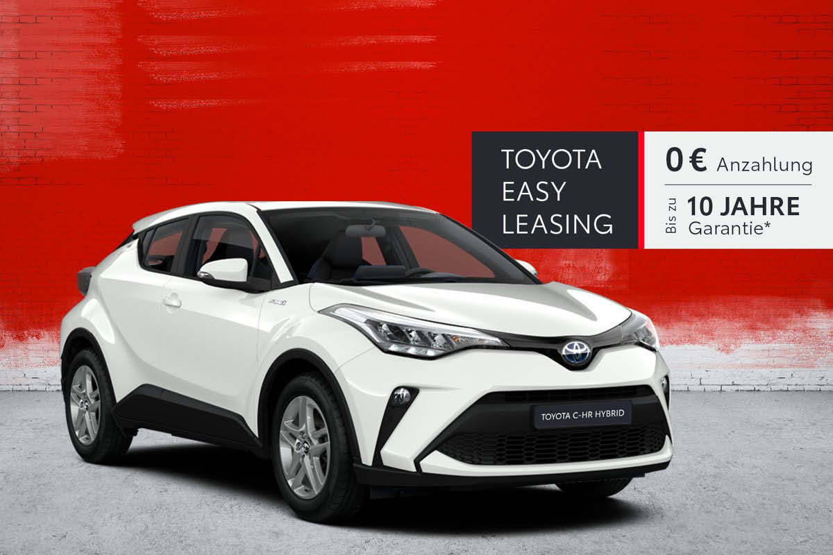 Toyota C-HR Flow Hybrid Angebot 10 Jahre Garantie Red Deal bei Autohaus Pötzinger
