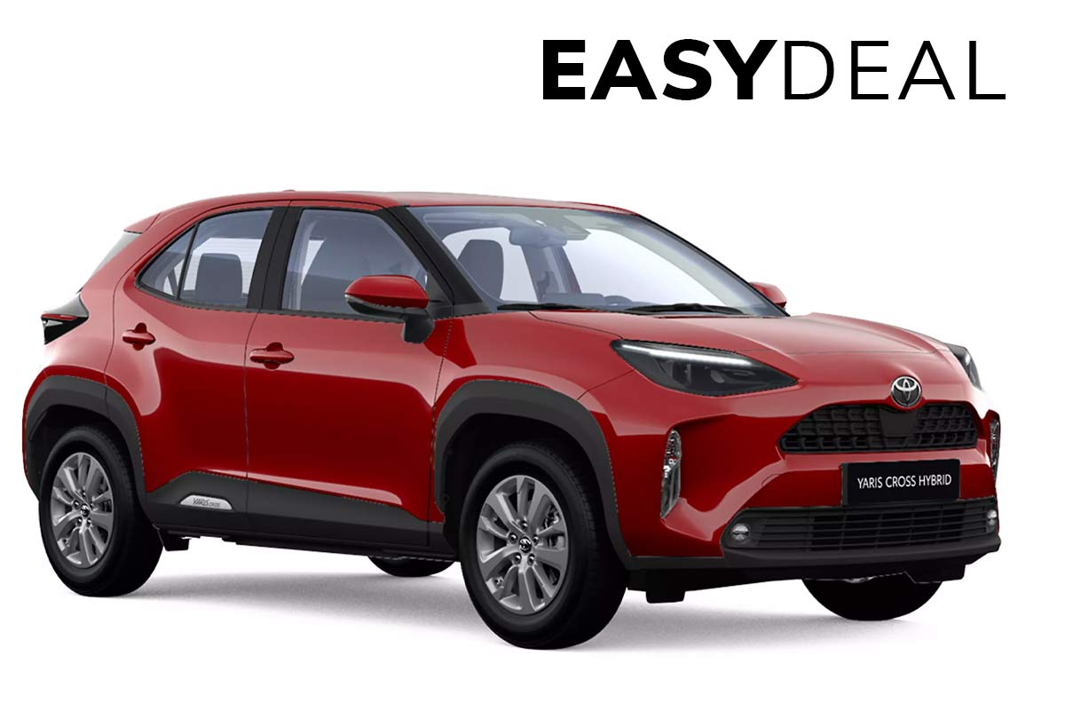 Bild zeigt den Toyota Yaris Cross in Rot