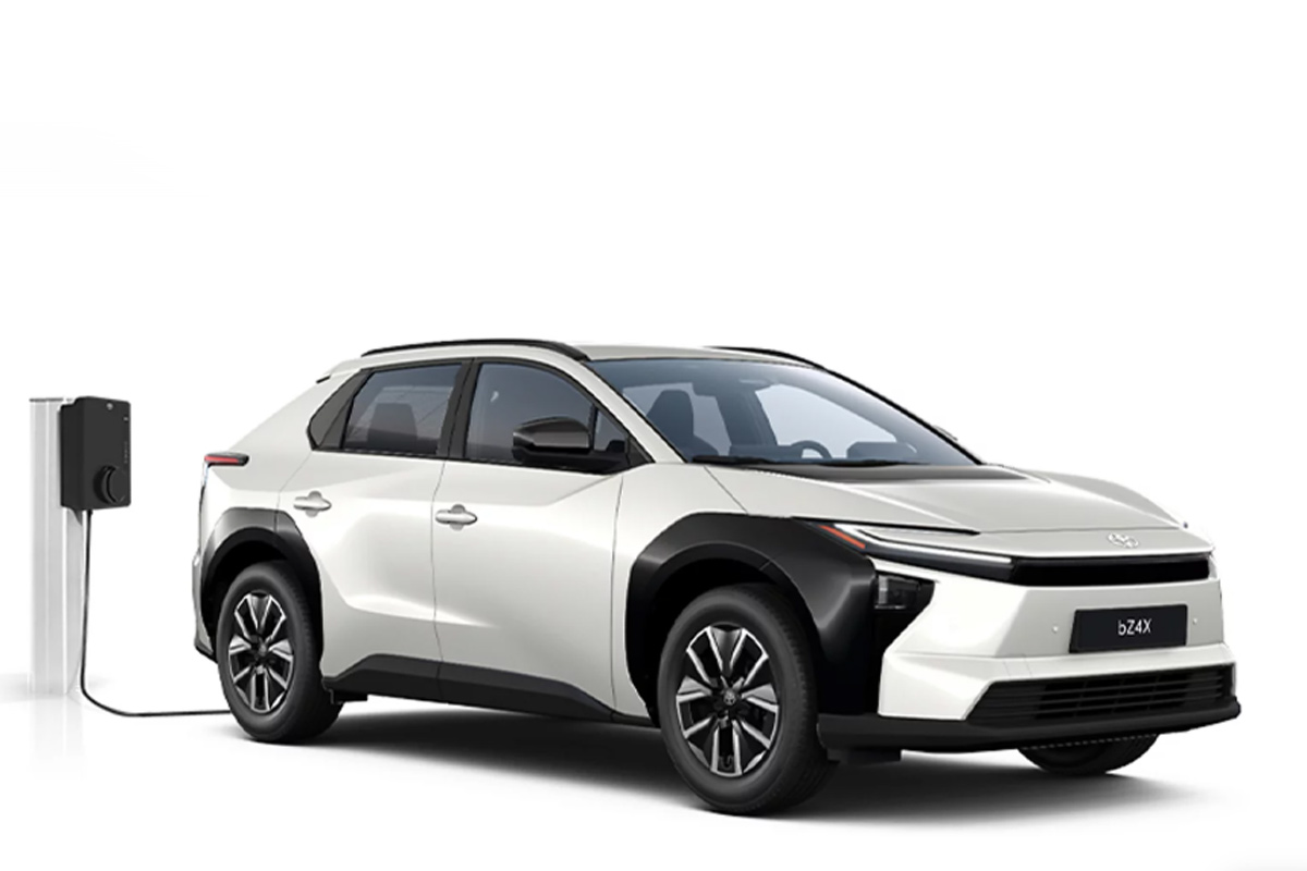 zu sehen: Toyota-bz4x beim laden