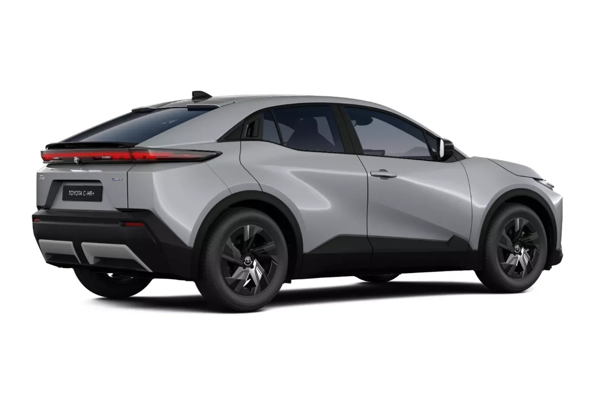 zu sehen: Toyota CHR+ heckansicht